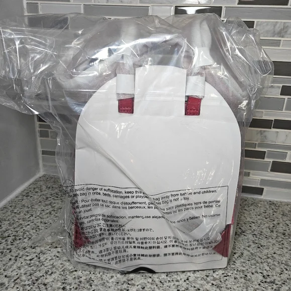 Michael kors Rhea Medium Color-Block Signature Logo Backpack (Dark Raspberry) - Picture 5 of 9